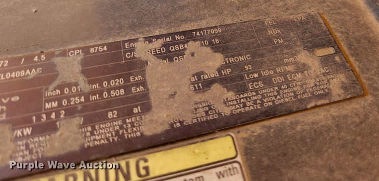 image for item MU9233 2017 Reed B50C  concrete pump trailer