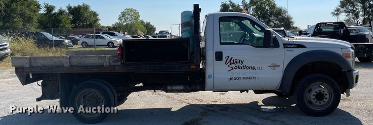 image for item MU9235 2012 Ford F550 Super Duty XL  flatbed truck
