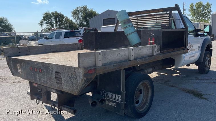 image for item MU9235 2012 Ford F550 Super Duty XL  flatbed truck