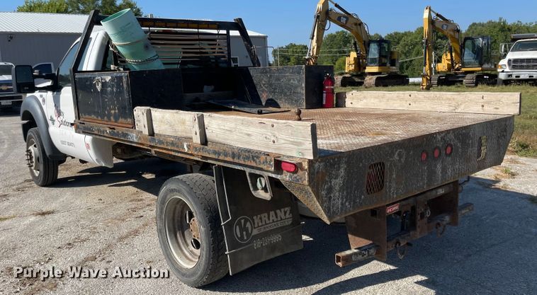 image for item MU9235 2012 Ford F550 Super Duty XL  flatbed truck