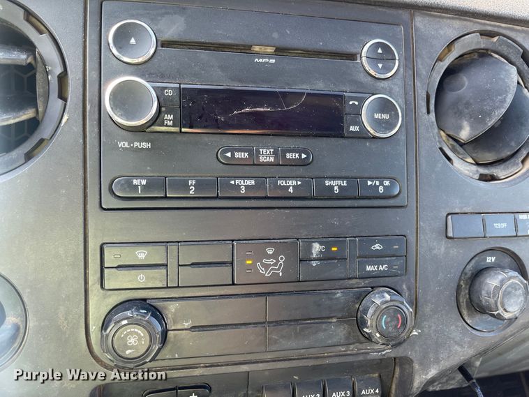 image for item MU9235 2012 Ford F550 Super Duty XL  flatbed truck