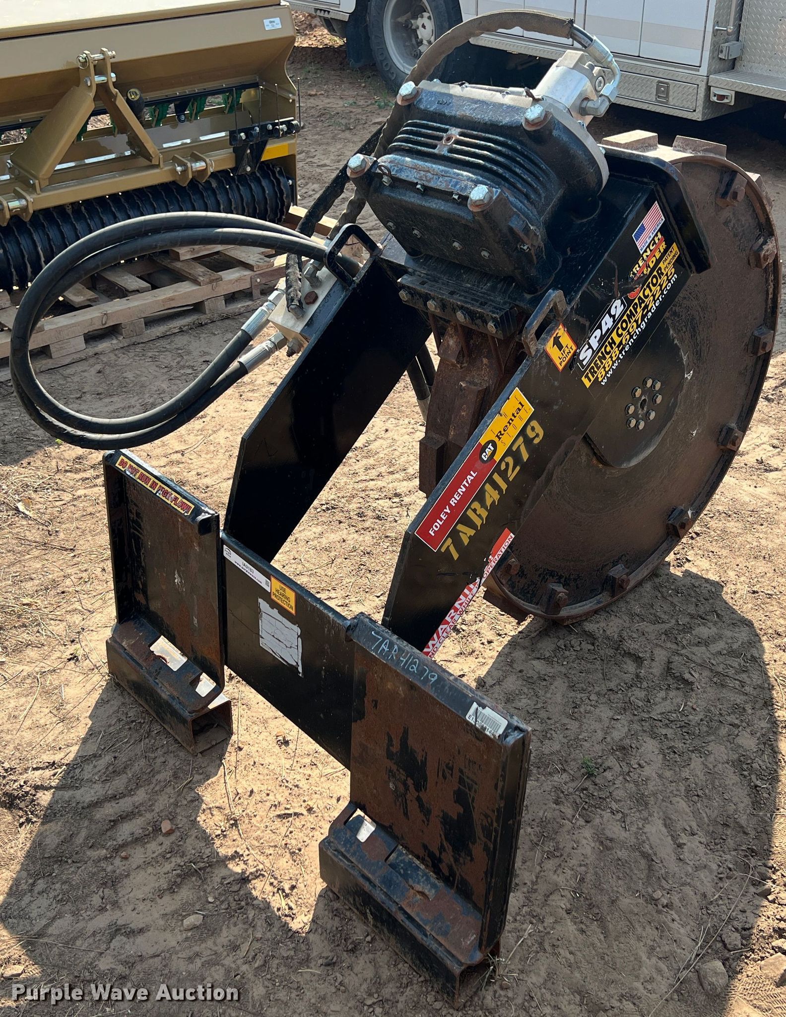 Trench Grader SP42 skid steer trench compactor in Peru, KS Item