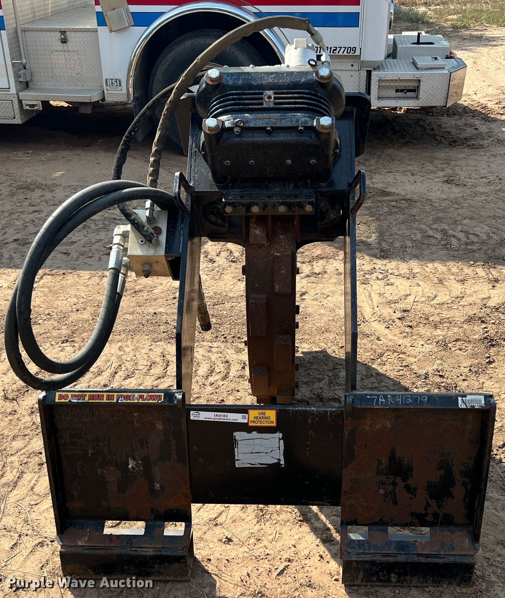 Trench Grader SP42 skid steer trench compactor in Peru, KS Item IA9183 sold Purple Wave