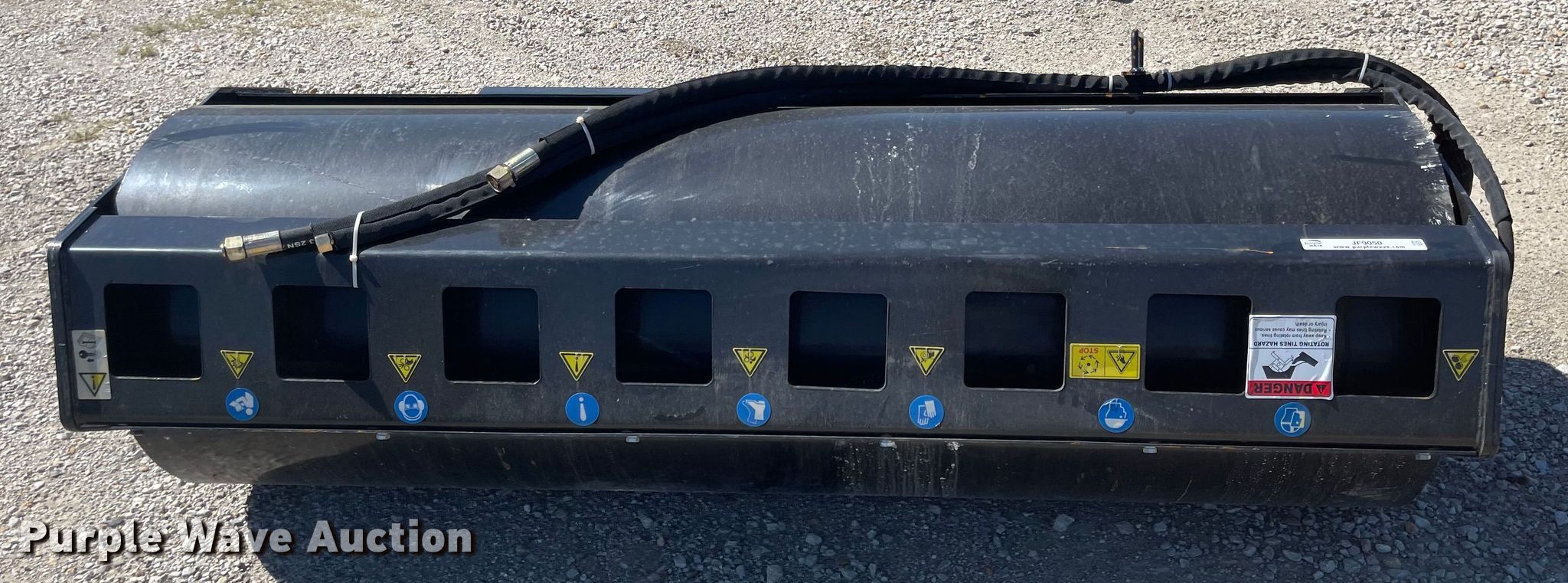 2022 Mower King SSVR72 skid steer vibratory roller in Tonganoxie, KS Item JF9050 sold Purple