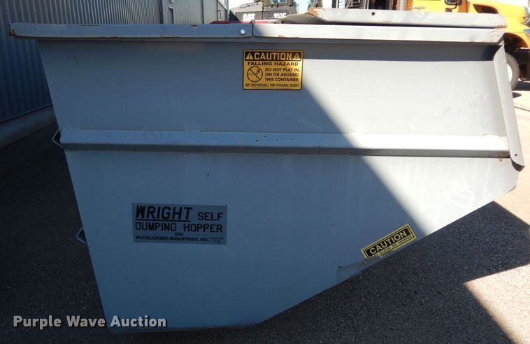 image for item DM3163 (2) Wright self dumping hoppers