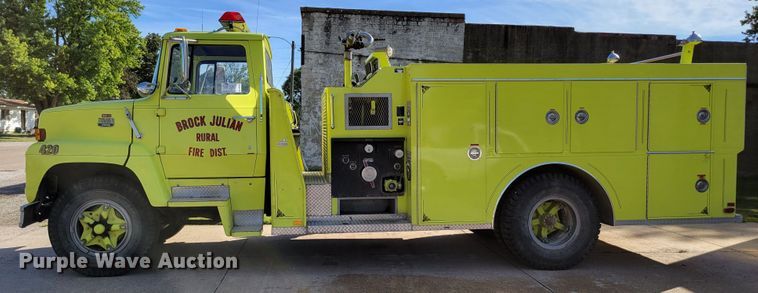 image for item DM8063 1979 Ford F700  pumper fire truck