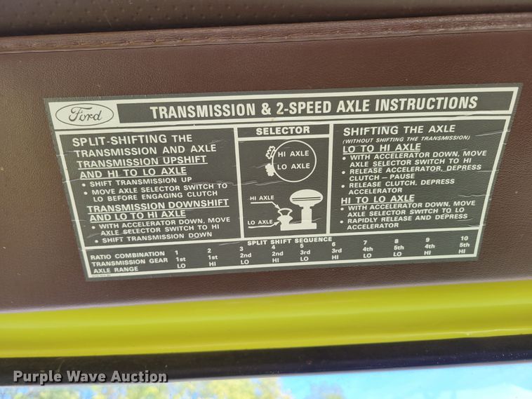 image for item DM8063 1979 Ford F700  pumper fire truck