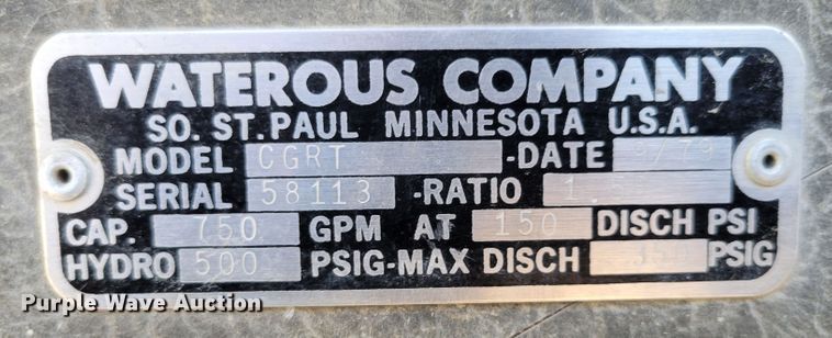 image for item DM8063 1979 Ford F700  pumper fire truck