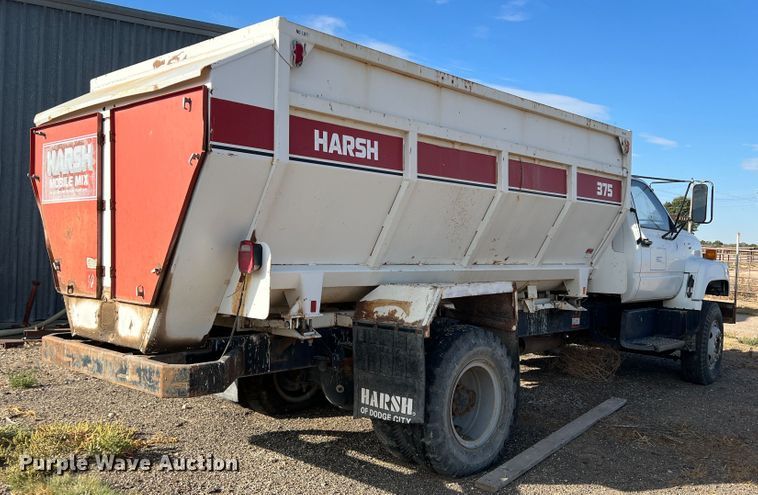 image for item DO8745 1992 Chevrolet Kodiak C5500  feed mixer truck