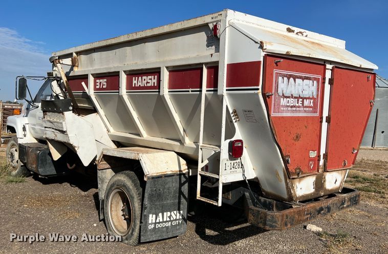 image for item DO8745 1992 Chevrolet Kodiak C5500  feed mixer truck