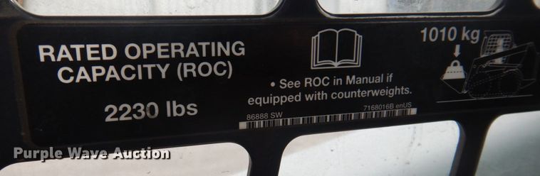 image for item DP0338 2014 Bobcat T630  tracked skid steer loader