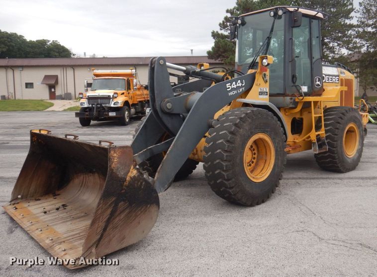 image for item DP0340 2008 John Deere 544J  high lift wheel loader