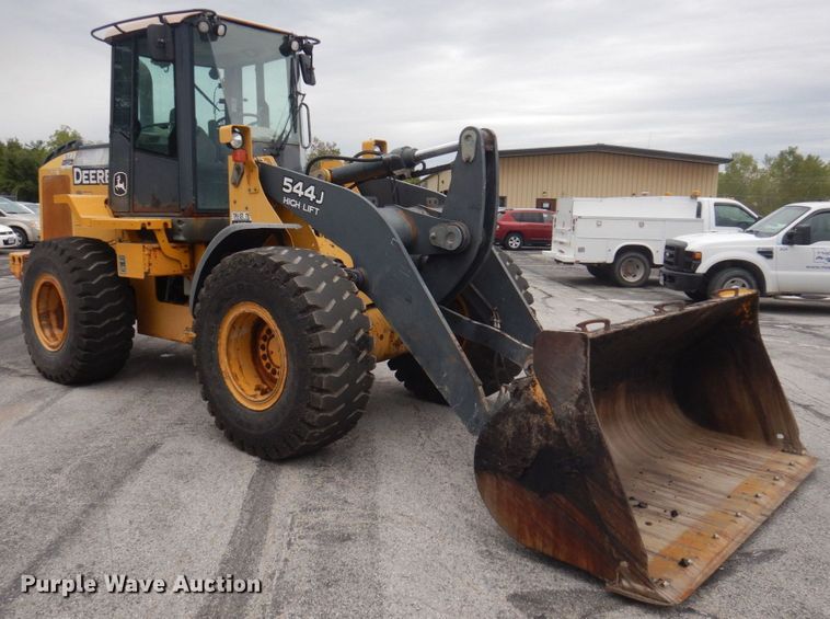 image for item DP0340 2008 John Deere 544J  high lift wheel loader