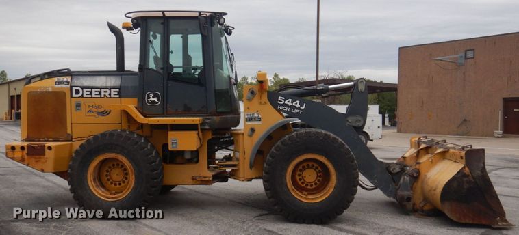 image for item DP0340 2008 John Deere 544J  high lift wheel loader