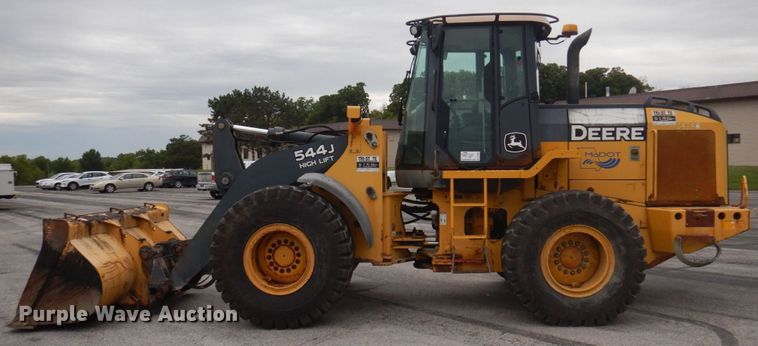 image for item DP0340 2008 John Deere 544J  high lift wheel loader