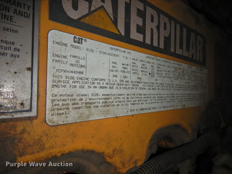 image for item DP4807 2001 Sterling L7500  sewer jetter truck