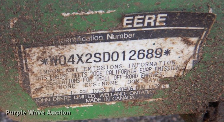 image for item DR0525 2007 John Deere Gator  utility vehicle