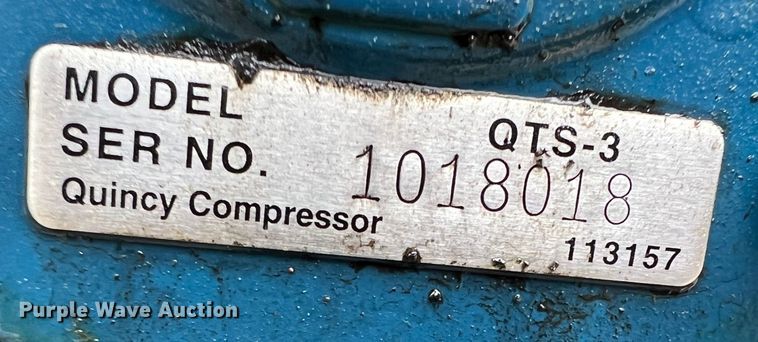 image for item IA9216 1963 Johnson 6009  air compressor