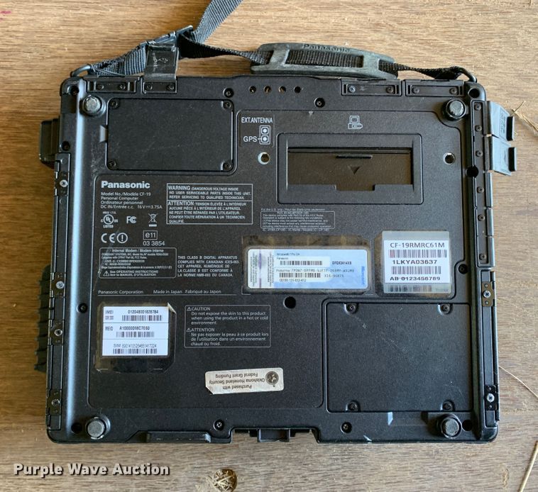 image for item IG9767 Approximately 17 Panasonic Toughbook laptops