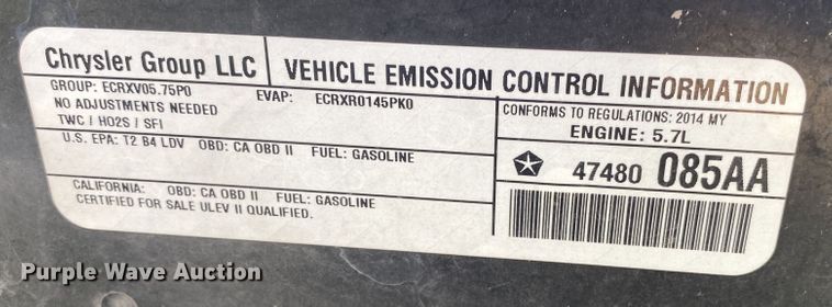 image for item IG9771 2014 Dodge Charger Police