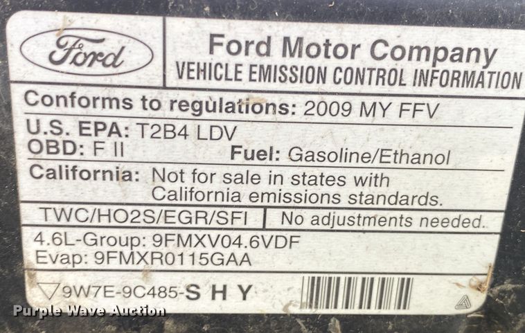 image for item IG9775 2009 Ford Crown Victoria Police Interceptor