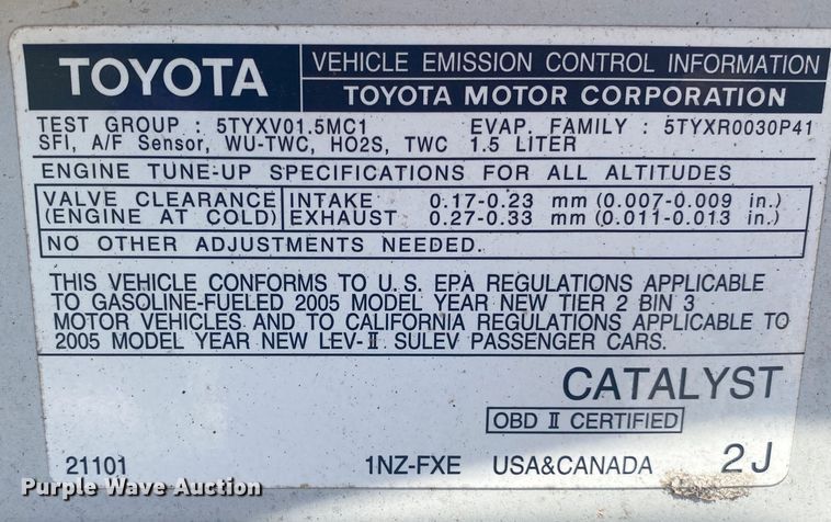 image for item IG9776 2005 Toyota Prius