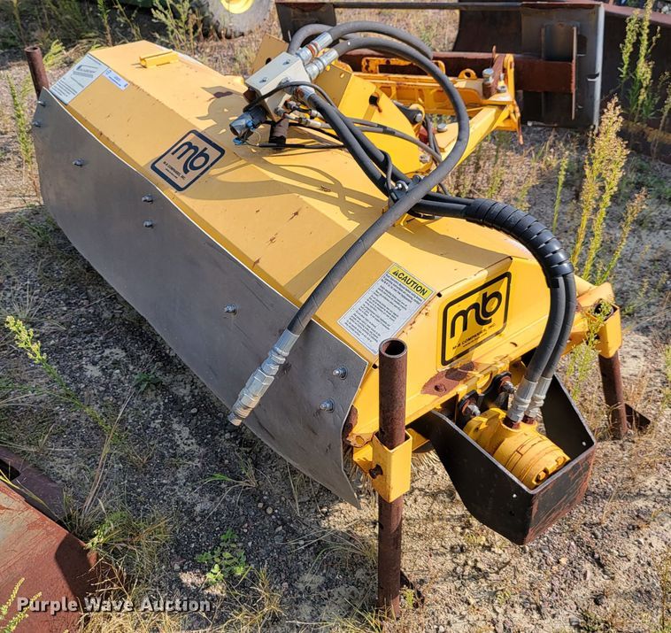 MB 60"W skid steer broom in Sioux Falls, SD Item JC9572 sold Purple