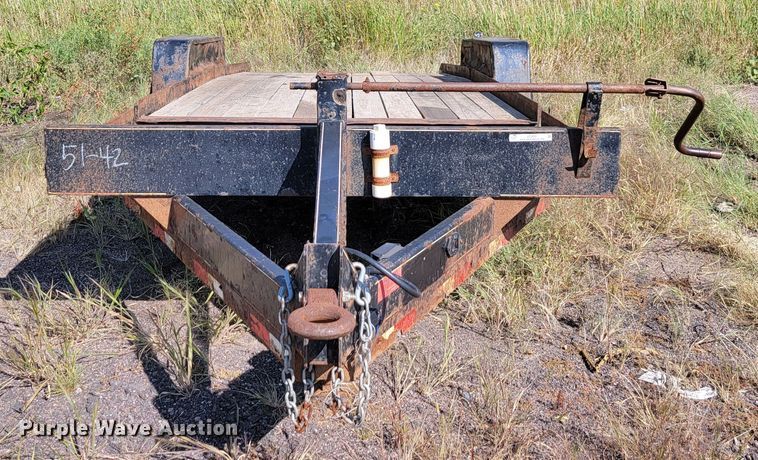 image for item JC9591 2016 DCT EZ-Load-14  tilt deck equipment trailer