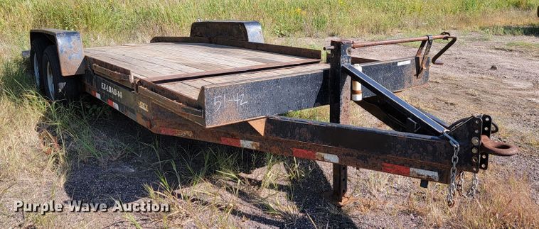 image for item JC9591 2016 DCT EZ-Load-14  tilt deck equipment trailer