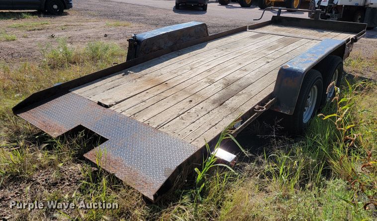 image for item JC9591 2016 DCT EZ-Load-14  tilt deck equipment trailer