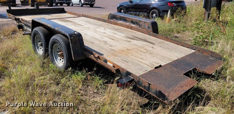 image for item JC9591 2016 DCT EZ-Load-14  tilt deck equipment trailer