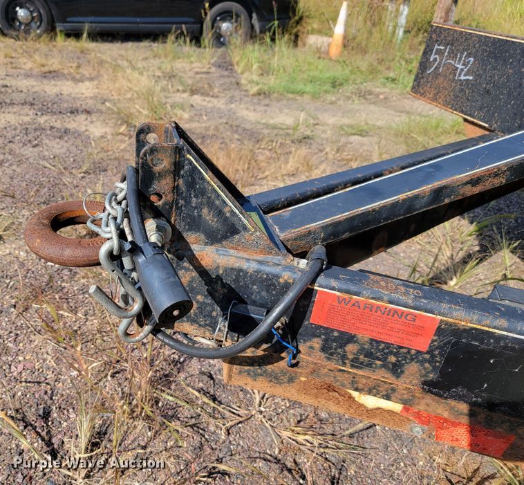 image for item JC9591 2016 DCT EZ-Load-14  tilt deck equipment trailer