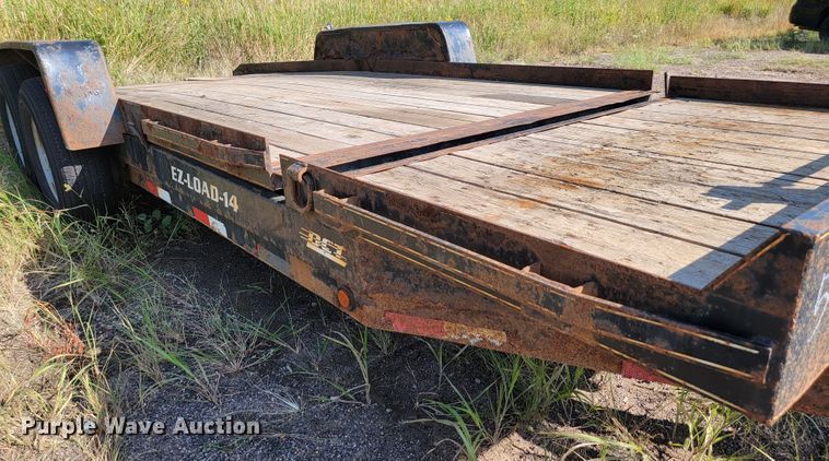 image for item JC9591 2016 DCT EZ-Load-14  tilt deck equipment trailer