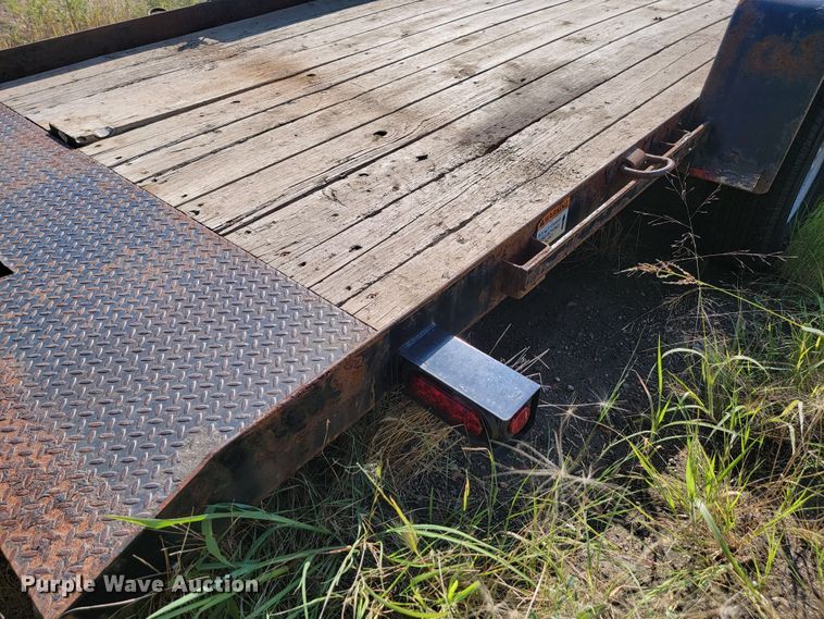 image for item JC9591 2016 DCT EZ-Load-14  tilt deck equipment trailer