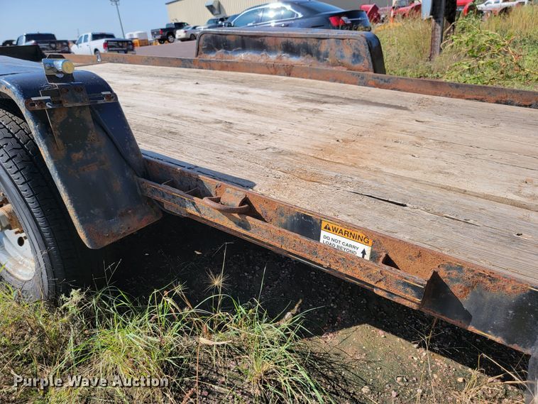 image for item JC9591 2016 DCT EZ-Load-14  tilt deck equipment trailer