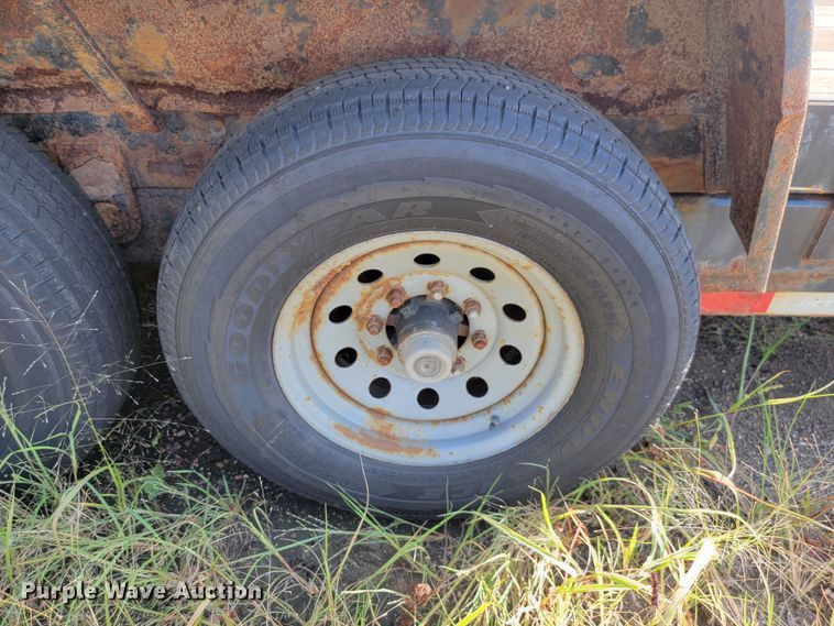 image for item JC9591 2016 DCT EZ-Load-14  tilt deck equipment trailer