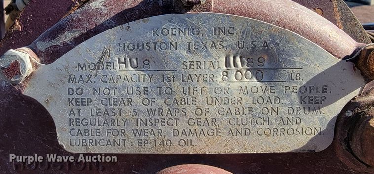 image for item JC9612 1984 Ford FT8000  drilling rig truck