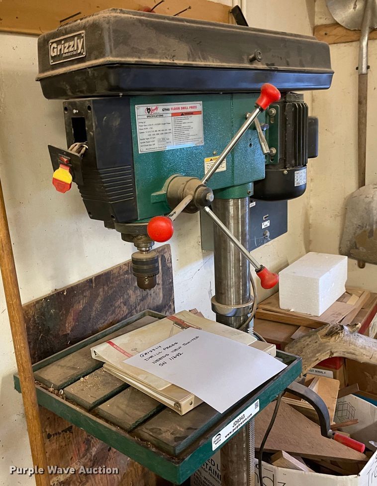 2004 Grizzly G7948 drill press in Clay Center, KS Item JD9343 sold