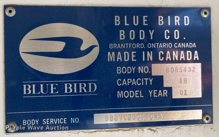 image for item JD9347 2000 Chevrolet Express G3500  school bus