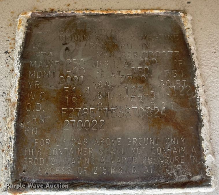 image for item JF9030 Etnyre Black-Topper  oil distributor bed