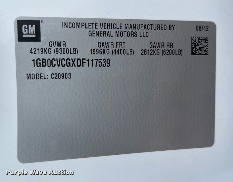 image for item JF9068 2013 Chevrolet Silverado 2500HD  utility bed pickup truck