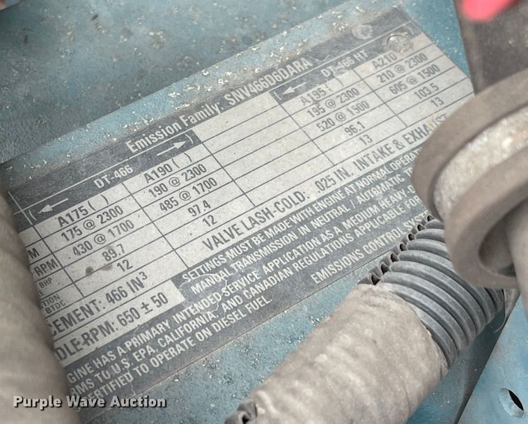 image for item JF9075 1996 International 4900  utility / service truck