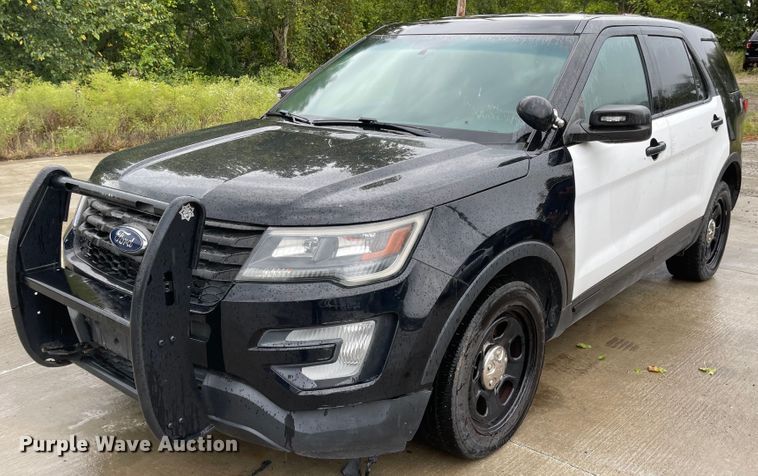 image for item JF9080 2017 Ford Explorer Police Interceptor  SUV