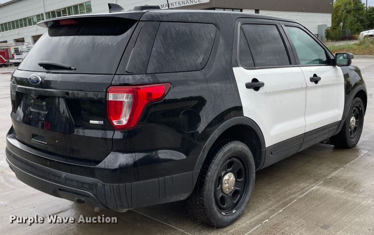 image for item JF9080 2017 Ford Explorer Police Interceptor  SUV