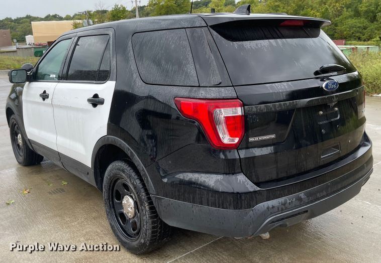 image for item JF9080 2017 Ford Explorer Police Interceptor  SUV