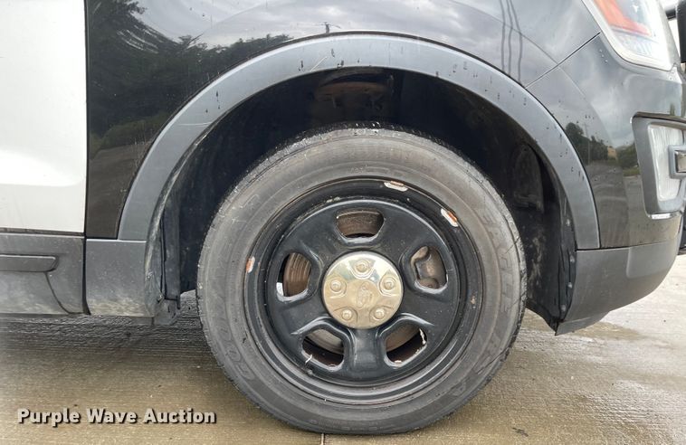 image for item JF9080 2017 Ford Explorer Police Interceptor  SUV