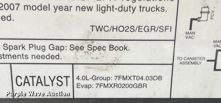 image for item JF9086 2007 Ford Explorer  SUV