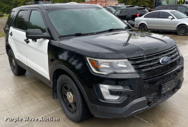 image for item JF9087 2017 Ford Explorer Police Interceptor  SUV