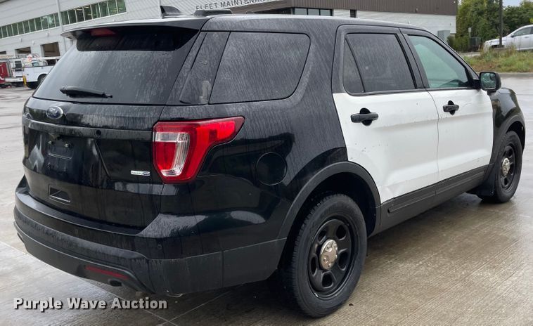 image for item JF9087 2017 Ford Explorer Police Interceptor  SUV