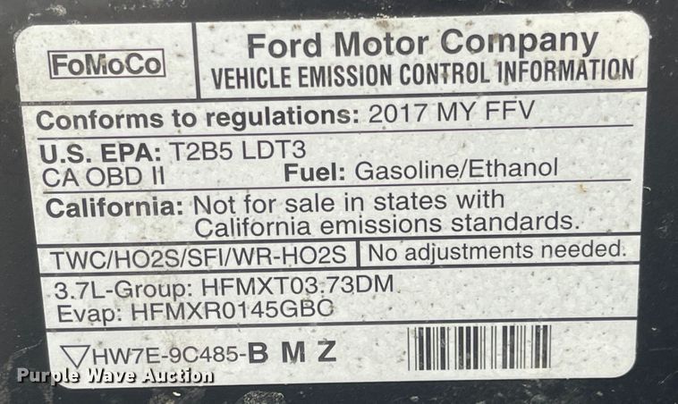 image for item JF9090 2017 Ford Explorer Police Interceptor  SUV